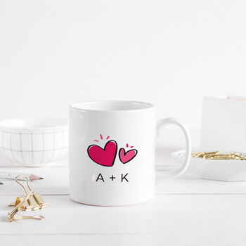 Personalised Valentine’s Day Mug With Initials, 4 of 8