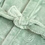Personalised Baby Dressing Gown Floral Or Dino Print, thumbnail 11 of 12