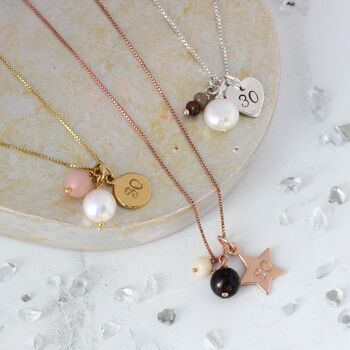 Personalised 30th Birthday Birthstone Necklace, 10 of 11