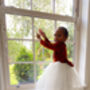 Long Sleeve Burnt Orange Velvet Christmas Party Dress, thumbnail 4 of 7