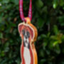 Boxer Dog Hanging Wooden Christmas Decoration, thumbnail 6 of 6
