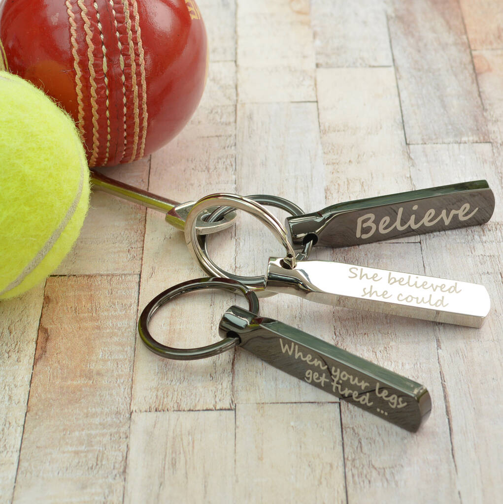 Personalised Motivational Sport Keyring By Me and My Sport