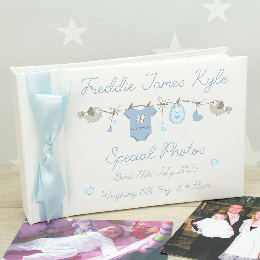 Printed Baby Bunting New Baby Photo Album By Love Lumi Ltd