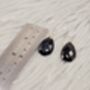 Black Onyx Sterling Silver Earrings, thumbnail 5 of 7