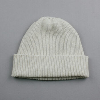 Lambswool Rib Beanie Hat In 14 Colours, 7 of 12