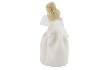 Christmas Felt Light Haired Angel Tree Topper | Festive Decor | Christmas Decoration | Seasonal, 4 of 6