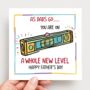 Whole New Level Father's Day Card, thumbnail 2 of 2