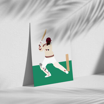 Brian Lara West Indies Cricket Poster, 2 of 4
