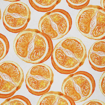 Oranges Wrapping Paper Roll Or Folded, Fruit Gift Wrap, 2 of 2