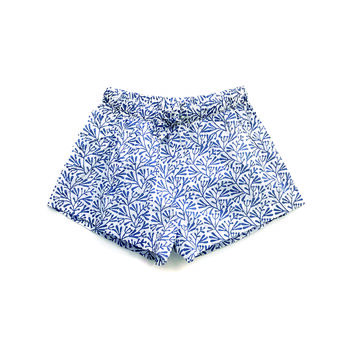 Sleep Shorts Blue Bud, 2 of 3