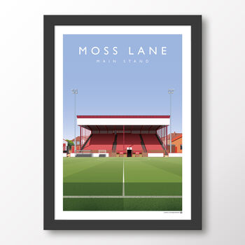 Altrincham Moss Lane Main Stand Poster, 7 of 7