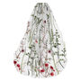 Bride Embroidered Floral Hen Party Veil, thumbnail 2 of 2