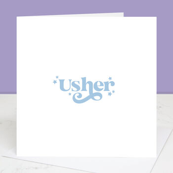 Wedding Card For Ushers, 2 of 6