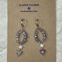 Holiday Magic Opal And Tanzanite Star Earrings, thumbnail 1 of 5