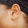 Lime Opal Chandelier Stud Single Earring, thumbnail 1 of 5