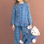Fiorella Pyjama Set With Matching Teddy Bear Set, thumbnail 8 of 9