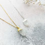 Personalised June Birthstone Moonstone Necklace, thumbnail 2 of 8