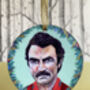 Tom Selleck Christmas Decoration, thumbnail 3 of 6