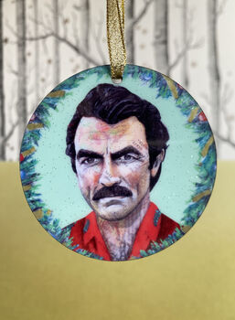 Tom Selleck Christmas Decoration, 3 of 6