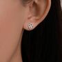 Sterling Silver Celtic Knot 18g Screw Back Stud Earrings UK, thumbnail 7 of 11