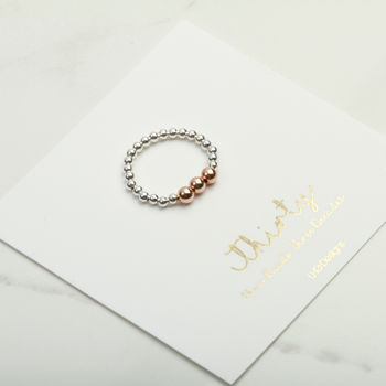 30th Birthday Stacking Ring Gift For Her, 2 of 6