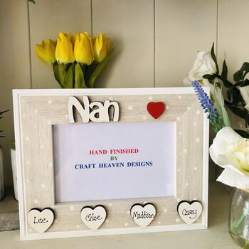 Personalised Nan Photo Frame Birthday Gift, 2 of 4