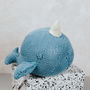 Andy The Hand Knitted Narwhal, thumbnail 6 of 11