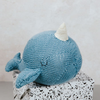 Andy The Hand Knitted Narwhal, 6 of 11