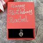 30th Birthday Charm Personalised Silver Bracelet Gift, thumbnail 2 of 8