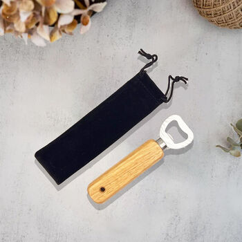 Wooden Bottle Opener – Personalized Christmas Gift, 3 of 4