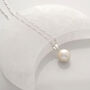 Ellen Rice Pearl Necklace Sterling Silver, thumbnail 1 of 4