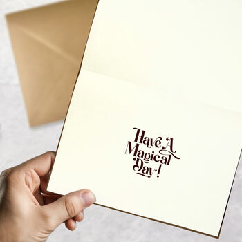 Witchcraft Wizardry Greeting Card For Magical Mum, 5 of 7