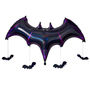 Bat Black Foil Halloween Balloon, thumbnail 2 of 3