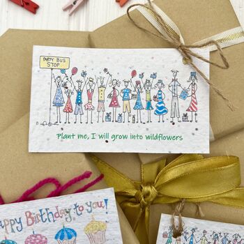 Birthday Seed Card Gift Tags, 5 of 6