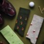 The Golfer's Giftbox – Luxury Golf Themed Socks, thumbnail 1 of 9