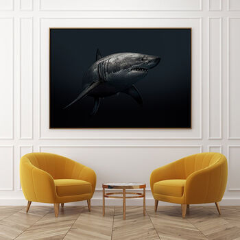 Great White Shark Giclée Art Print, 3 of 4