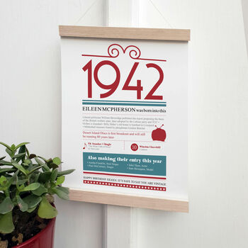 Personalised Fun Facts Print, 3 of 8