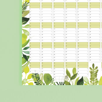 2023 Botanical Wall Calendar And Year Planner, 5 of 5