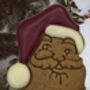 Christmas Santa Face Dog Biscuit, thumbnail 1 of 3