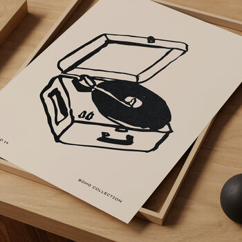 Record Player Art Print, 2 of 2