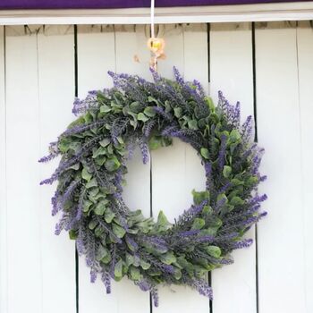 Purple Spring Lavender Wreath, 2 of 4
