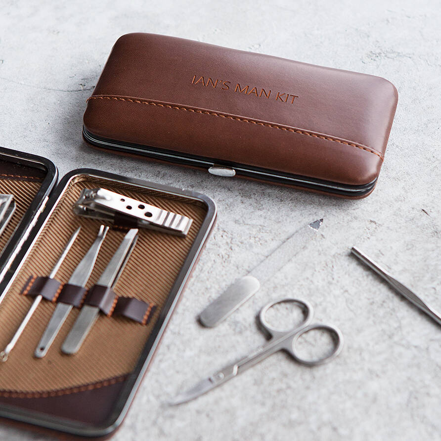 Personalised Gent's Classic Manicure Set, 1 of 12