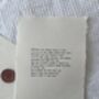 Personalised Custom 1930s Typewriter Letter, Envelope And Wax Seal, thumbnail 2 of 3