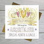 Happy Golden Wedding Anniversary Personalised Card, thumbnail 2 of 3