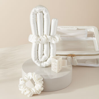 Silk Addict 100% Mulberry Silk Heatless Curlers Set Ivory, 7 of 7