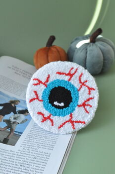 Spooky Halloween Punch Needle Mug Rugs, 8 of 9