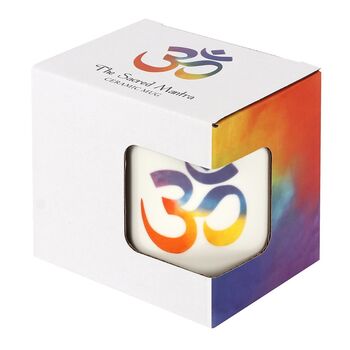 Colourful Om Yoga Mug, 2 of 4
