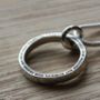 Personalised Mother's Halo Ring Necklace, thumbnail 1 of 9