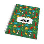 Personalised Kid's Patterned A4 Notebook, thumbnail 1 of 9