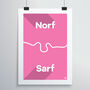 Norf Sarf Print, thumbnail 1 of 12